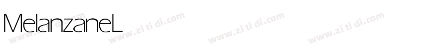 Melanzane Light字体转换